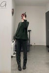 Daniel Andresen sweater FALCON moss green